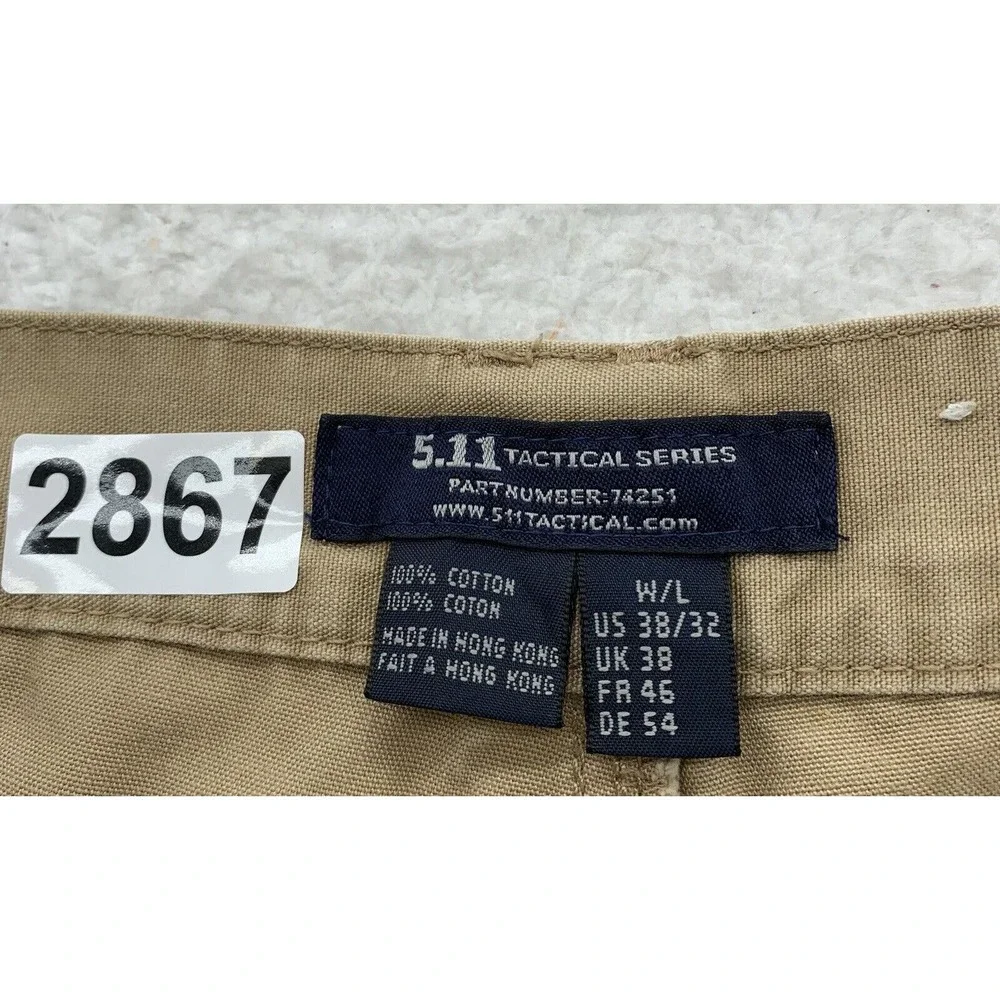 VTG 5.11 Cargo Pants Mens 38x31‎ (Tag 38x32) Tactical Military Utility Brown